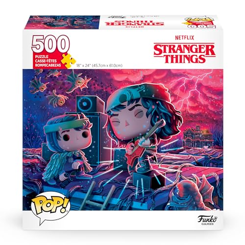 Pop! Puzzles Stranger Things Stagione 4-500 Pezzi - 45,7 Cm X 61 Cm - Inglese