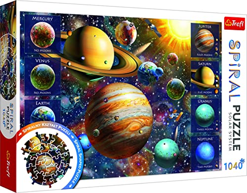 Trefl- Sistema Solare 1040 Elementi, Spirale, Qualità Premium, Per Adulti E Bambini Da 12 Anni Puzzle, Colore