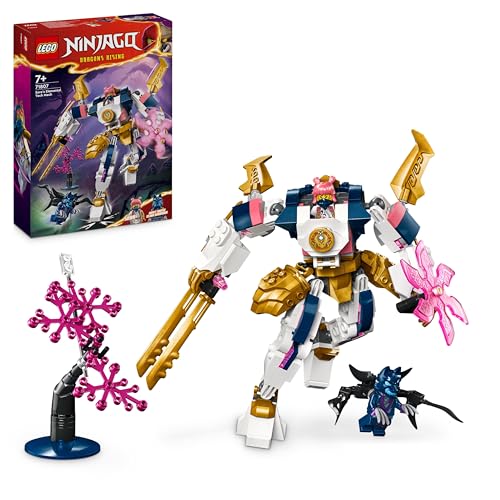 Lego Ninjago Mech Elemento Tech Di Sora, Giochi D'Avventura Per Bambini E Bambine Da 7 Anni, Action Figure Snodabile Con 2 Minifigure, Giocattolo Pers