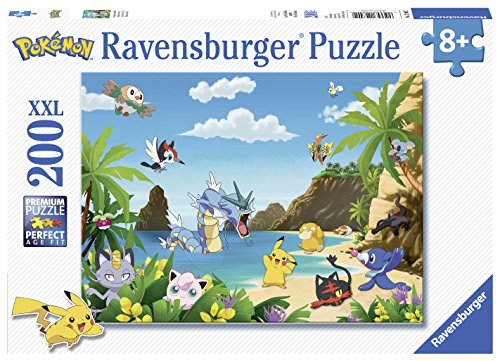Ravensburger - Puzzle Pokémon, 200 Pezzi Xxl, Età Raccomandata 8+ Anni