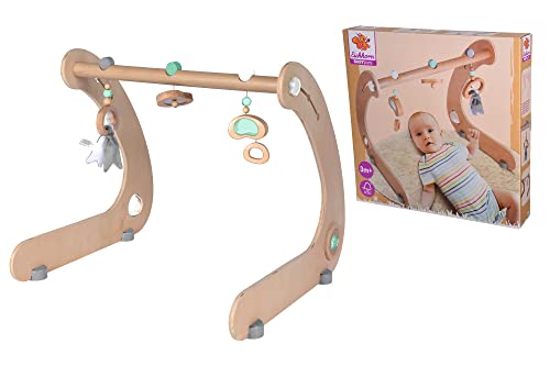 Eichhorn - Baby Pure Gym, 100005750, 3 Mesi, Npalestrina In Legno Di Faggio Fsc, Regolabile In Altezza, Giocattoli Da Afferrare