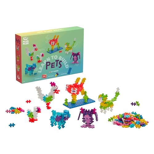 Plus Plus - Kit Di Scoperta Per Animali - 275 Pezzi - Gioco Di Costruzione Per Bambini Dai 3 Anni - Pp3962