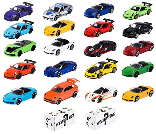 Majorette - Porsche Discovery Pack 20+2 Auto, 212058601, 3 Anni, Scala 1:64