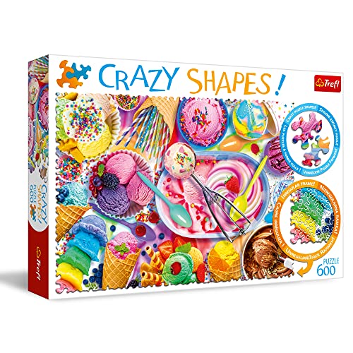 Trefl- Dolce Sogno 600 Pezzi, Forme Pazze, Qualità Premium, Per Adulti E Bambini Da 10 Anni Puzzle, Colore