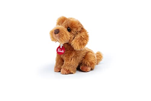 Trudi Barboncino Toy Oliver Seduto Cane Peluche Gioco, Regalo Natale E Compleanno | 15X20X18Cm Taglia S | Classici Cani Peluche | Modello 22332