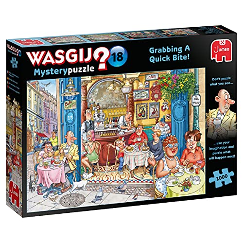 Jumbo- Mistero 18-Afferrare Un Morso Veloce Gioco Da Tavolo, Multicolore, Jum19179