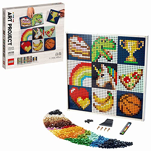 Lego 21226 Art Progetto D'Arte - Creiamo Insieme, Costruzioni Per Mosaico E Lavoretti Creativi, Idee Regalo Di Natale Per Bambini, Adulti, Famiglie, K