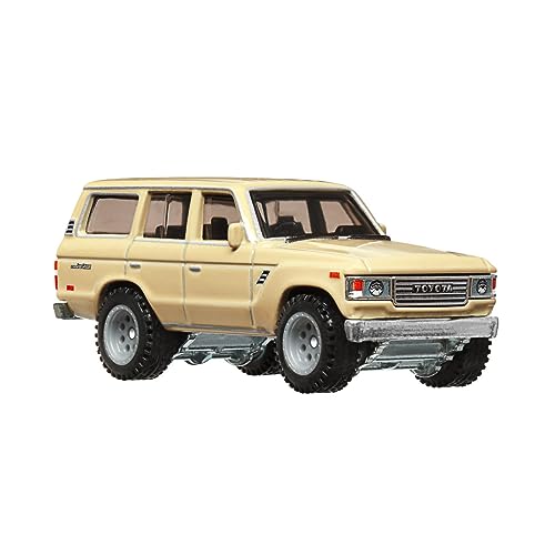 Hot Wheels Fast And Furious Die Cast Die Cast Modellino Auto Toyota Land Cruiser Fj60 Scala 1:64 - Lunghezza 7Cm Hnw53