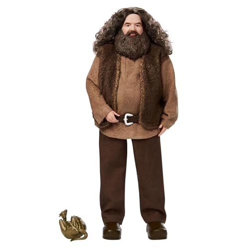 Harry Potter, Mattel Harry Potter- Personaggio Hagrid Articolato Da 30 Cm Harry Potter Giocattolo Per Bambini 6+Anni, Multicolore, Gkt94