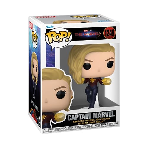 Funko Pop! Vinyl: The Marvels - Captain Marvel - Figura In Vinile Da Collezione - Idea Regalo - Merchandising Ufficiale - Giocattoli Per Bambini E Adu