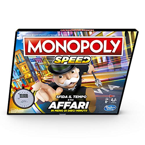 Hasbro Monopoly - Speed (Gioco In Scatola, Hasbro Gaming)
