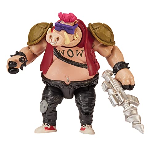 Teenage Mutant Ninja Turtles: Mutant Mayhem Bebop Basic Action Figure Da 11,4 Cm Ragazzi Da 4 A 7 Anni E Fan Di Tmnt