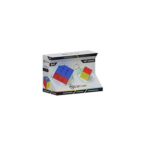 Nexcube 3X3 + Nexcube 3X3 Portachiavi Speedcube Rompicapo Sequenziale