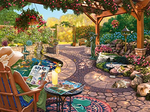 Ravensburger Cosy Backyard Bliss 750 Piece Jigsaw Puzzle For Adults & Kids Age 12 Years Up