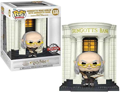Funko 58126, Pop Harry Potter Diagon Alley #138 – Gringott’S Bank Griphook - Funko Pop Special Edition