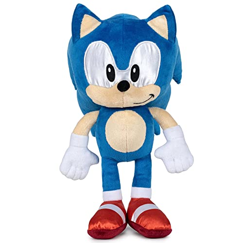 Famosa Softies- Peluche Sonic 30 Cm, Multicolore, Taglia Unica, 760021143