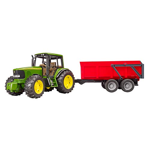Bruder Tractor John Deere Met Kiepwagen