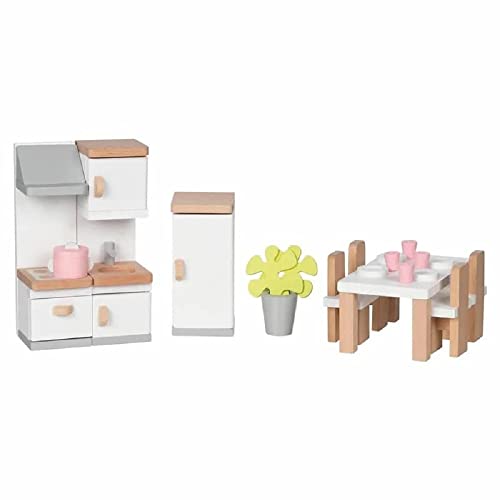 Goki - Mobili Per Bambole Style, Cucina Case Accessori, Multicolore (51493)