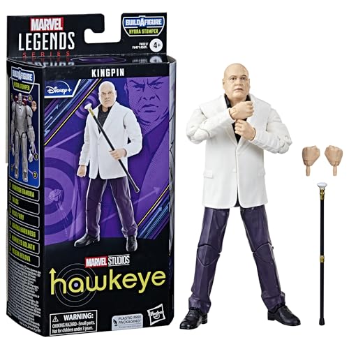Hasbro Marvel Legends Series, Kingpin, Action Figure Collezionabili Per Adulti Da 15 Cm, Ispirate A Hawkeye, Dai 4 Anni In Su