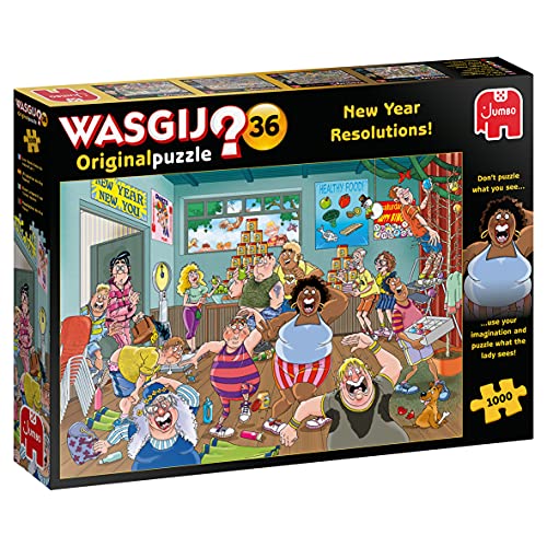 Jumbo- Originale 36-Risoluzioni Per Il Nuovo Anno Gioco Da Tavolo, Multicolore, 25000