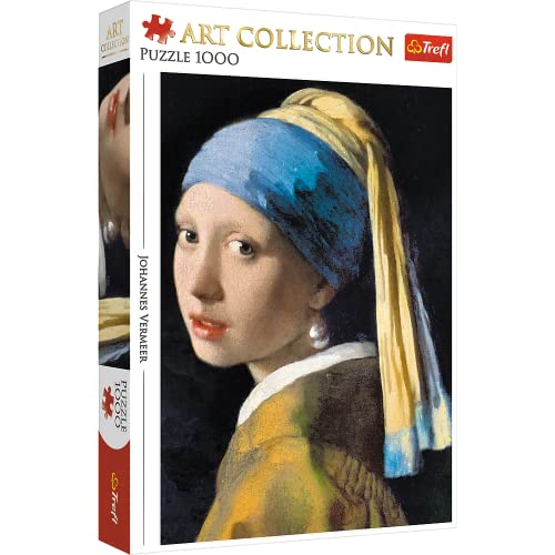 Trefl 1000 Elementi, Collezione D'Arte, Qualità Premium, Per Adulti E Bambini Dai 12 Anni Puzzle, Colore Ragazza Con L'Orecchino Di Perla-Jan Vermeer,