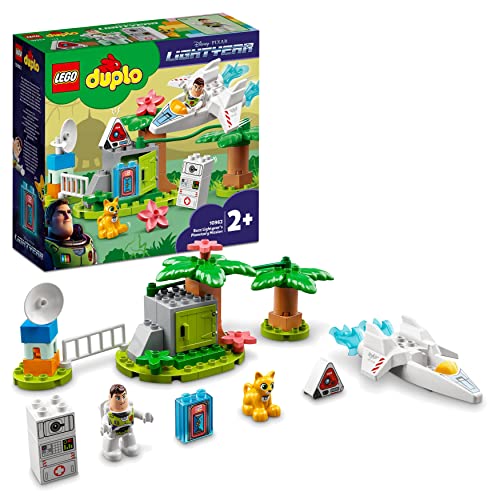 Lego Duplo Disney E Pixar La Missione Planetaria Di Buzz Lightyear, Giochi Per Bambini Da 2 Anni Con Astronave Giocattolo, Ox Il Gatto Robot, Ivan Il