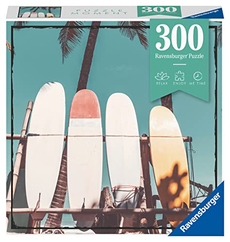 Ravensburger - Puzzle Surfing, Collezione Puzzle Moments, 300 Pezzi, Idea Regalo, Per Lei O Lui, Puzzle Adulti