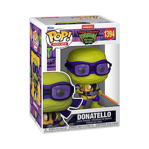 Funko Pop! Movies: Teenage Mutant Ninja Turtles - (Teenage Mutant Ninja Turtles (Tmnt)) Donatello - Tartarughe Ninja - Figura In Vinile Da Collezione