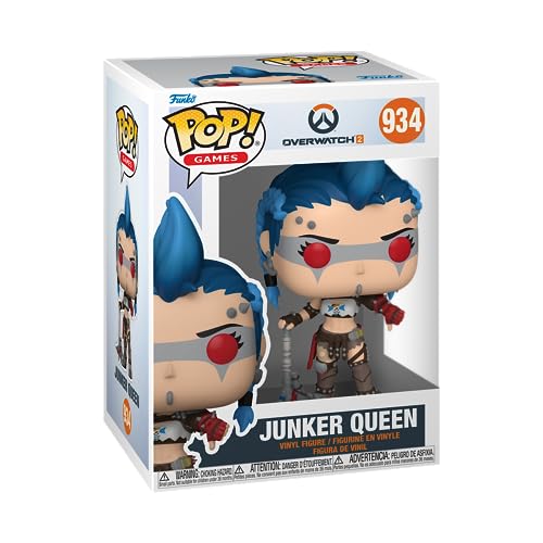 Funko Pop! Games: Overwatch 2- Junker Queen - Figura In Vinile Da Collezione - Idea Regalo - Merchandising Ufficiale - Giocattoli Per Bambini E Adulti