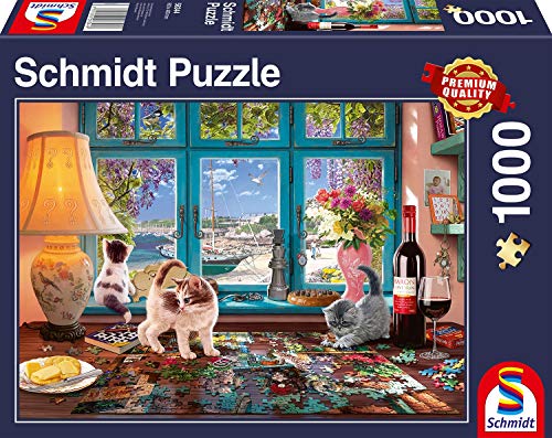 Schmidt Spiele 58344 Al Tavolo, Puzzle Da 1000 Pezzi, Multicolore