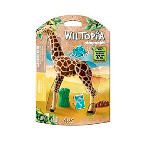 Playmobil 71048 Wiltopia Giraffe, Animal Toy, For Children 4-10, Sustainable Toy Animals, Collectible Toy For Kids, Made Form 80% Recycled Material