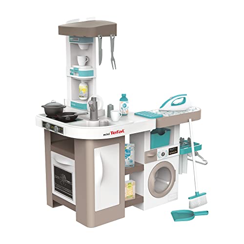 Smoby - Cucina Studio Cleaning, 7600311050, 3 Anni, 2 Aree Gioco, 36 Accessori Inclusi