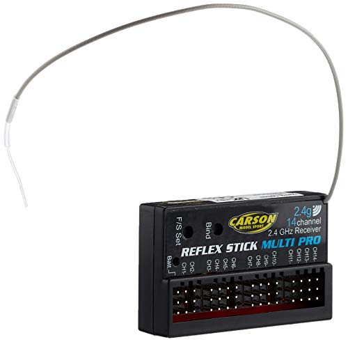 Carson 500501540 - Ricevitore A 14 Canali Reflex Stick Multi Pro, 2,4 Ghz