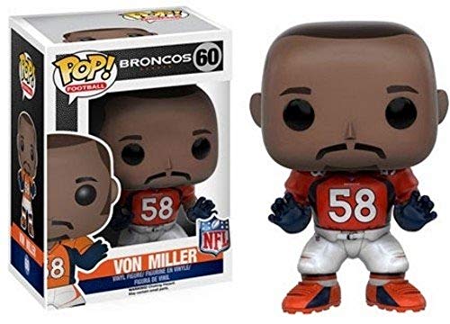 Funko 10232 Pop! Vinile Nfl 3 Von Miller (Broncos)