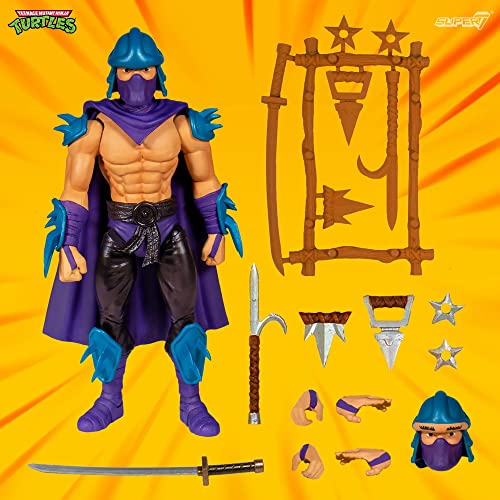 Super7 - Figura Ultimates Tartarughe Ninja Shredder – Figura Da Collezione