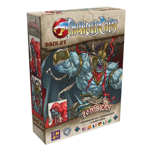 Asmodee - Thundercats Pack 3 - Espansione Gioco Da Tavolo Zombicide Green Horde E Zombicide Black Plague, Pack Miniature, Edizione Multilingua Con Ita