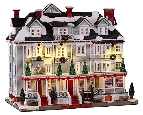 Lemax- Norman Rockwell Lighted Buildings: Red Lion Inn, Multicolore, 15811-Uk