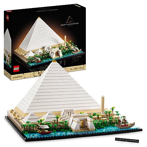 Lego Architecture La Grande Piramide Di Giza, Decorazione Per La Casa, Idee Regali Donna, Uomo, Lei, Lui, Festa Della Mamma, Hobby Creativi Per Adulti