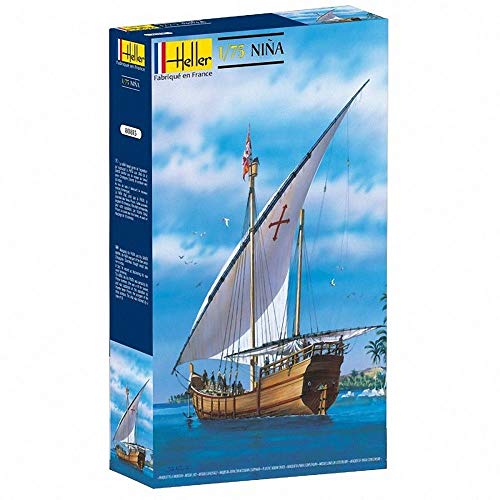Heller 80815 - Modellino Da Costruire, Caravella Nina, Scala 1:75 [Importato Da Francia]
