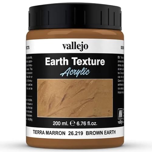 Vallejo Colore Acrilico Modello 200 Ml Stone Textures - Brown Earth