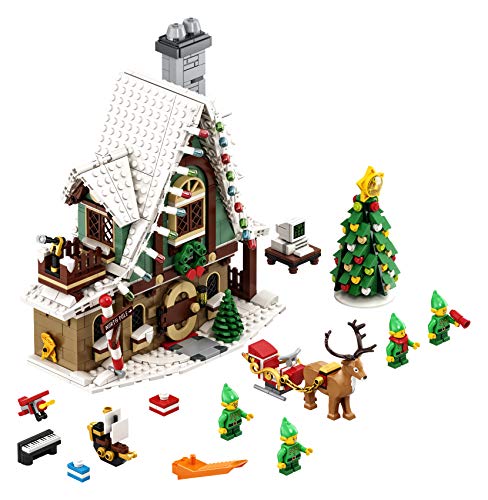 Lego 10275 - Set Per Clubhouse Degli Elfi, Motivo Natalizio