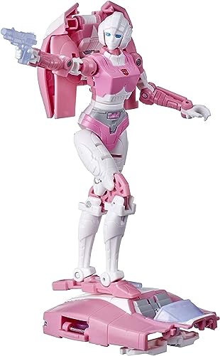 Transformers Toys Generations War For Cybertron: Kingdom Deluxe, Wfc-K17 Arcee, Action Figure Da 14 Cm, Bambini Dagli 8 Anni In Su