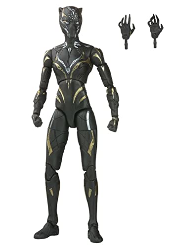 Marvel Hasbro Legends Series, Action Figure Di Black Panther Da 15 Ispirata Al Film Black Panther: Wakanda Forever, 2 Accessori