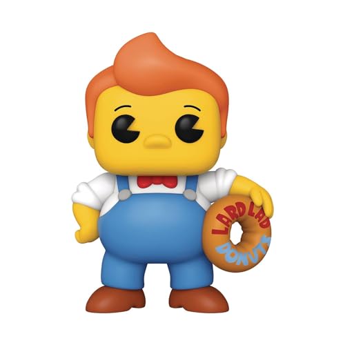 Funko Pop! Animation: The Simpsons-6" Lard Lad - Donut Boy Lad - Figura In Vinile Da Collezione - Idea Regalo - Merchandising Ufficiale - Giocattoli P