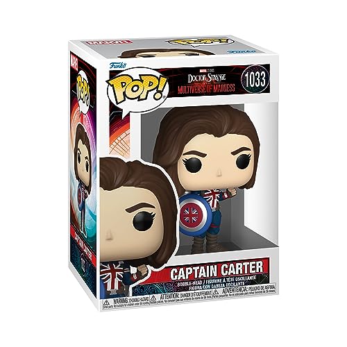 Funko Pop! Marvel: - Captain Carter - Doctor Strange - Figura In Vinile Da Collezione - Idea Regalo - Merchandising Ufficiale - Giocattoli Per Bambini