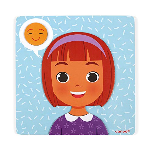 Janod - Gioco Magnetico Delle Emozioni - Gioco Educativo Per La Prima Infanzia - A Partire Dai 2 Anni In Su, J08038