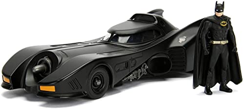 Jada - Dc Batman Batmobile 1989, 253215002, + 8 Anni, Scala 1:24, Personaggio Incluso