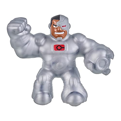 Heroes Of Goo Jit Zu Dc Hero Pack - Super Goopy Cyborg 4.5-Inch Tall Action Figure, Perfect Christmas / Birthday Present For 4 To 8 Year Olds, Squishy