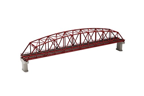 Tomytec 032212 – Ponte, Modello Accessori Ferrovia Griglia, 2-Spurig, Rosso
