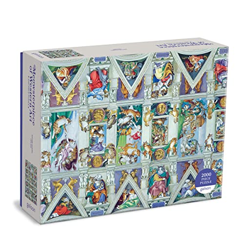 Sistine Chapel Ceiling Meowsterpiece Of Western Art Puzzle: 2000 Piece